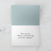 Waterverf zeemeermin die aan jou denkt kaart (Binnen)