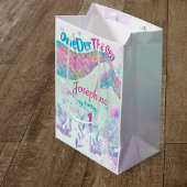 Waterverf zeemeermin eerste verjaardag medium cadeauzakje