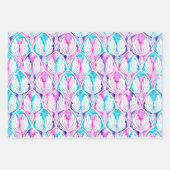 Waterverf Zeemeermin, Koraal en Zeemeerminstaart Inpakpapier Vel (Voorkant 3)