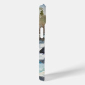 Waterverf zeemeermin op oceaanrotsen Case-Mate iPhone case (Achterkant / Rechts)