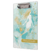 Waterverf Zeemeermin Persoonlijk Klembord (Links)