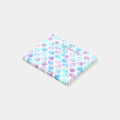 Waterverf Zeemeermin schaalt Post-it notities Post-it® Notes (Schuin)