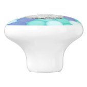 Waterverf zeemeermin schalen aangepaste dressoir k keramische knop (Zijkant)