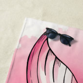 Waterverf Zeemeermin Staart Meisjes 'Trip Grappig Strandlaken (In situ)