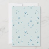 Waterverf Zeemeermin Verjaardag Kaart (Achterkant)