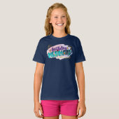 Waterverf Zeemeermin Verjaardag T-shirt (Voorkant volledig)