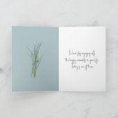 Waterverf Zeemeermin voor Verjaardag Kaart (Binnen)