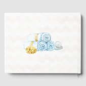 Waterverf Zeep en Spa Badkamer Gastenboek (Achterkant)