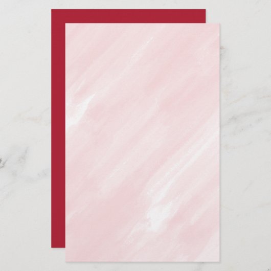 Waterverf zeep witte en roze Waterverf (Voorkant / Achterkant)