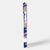 Waterverf Zeepaarden Monogram Case-Mate iPhone Case (Achterkant / Links)