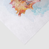 Waterverf zeepaardje tissuepapier (Detail)
