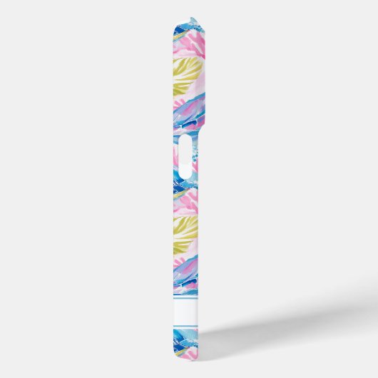 Waterverf Zeeschildpadden Monogram Case-Mate iPhone Case (Achterkant / Rechts)