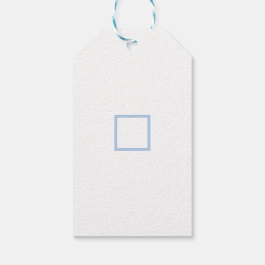 Waterverf Zeeschildpadden Oceaan Cadeaulabel (Achterkant)