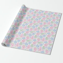 Waterverf Zeeschildpadden Oceaan Cadeaupapier