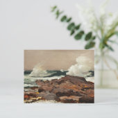 Waterverf Zeesoorten Wilde Zeeen Briefkaart (Staand voorkant)