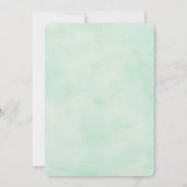 Waterverf zeester en zanddollardouche kaart (Achterkant)