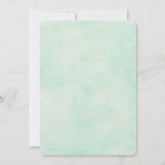 Waterverf zeester en zanddollardouche kaart (Achterkant)