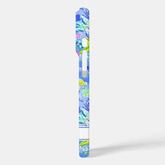 Waterverf Zeester Monogram  Case-Mate iPhone Case (Achterkant / Links)