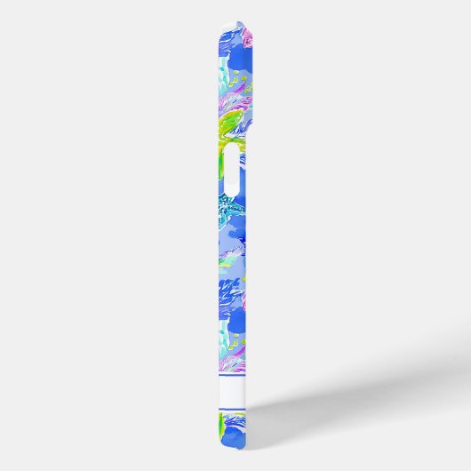 Waterverf Zeester Monogram Case-Mate iPhone Case (Achterkant / Rechts)