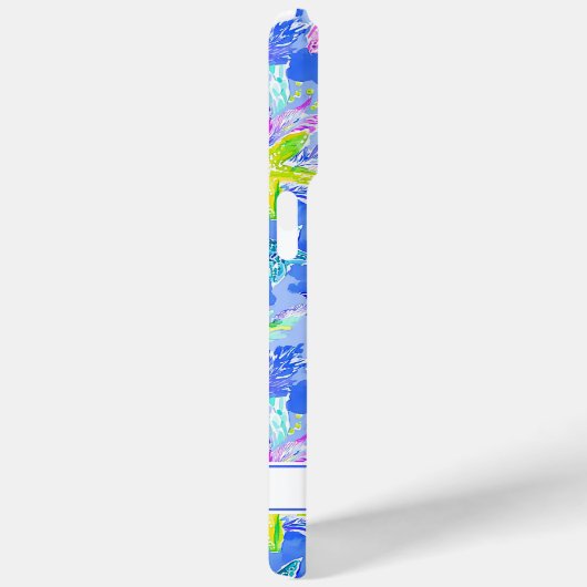 Waterverf Zeester Monogram Case-Mate iPhone Case (Achterkant / Rechts)