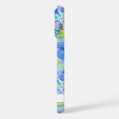 Waterverf Zeester Monogram iPhone Hoesje (Linkerkant)