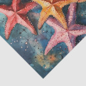 Waterverf Zeester Nautische Decoupage Papier (Detail)