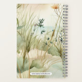 Waterverf Zeestrand Ocean Beach Landschap Notitieboek (Achterkant)