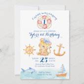 Waterverf zeezeilplank kaart (Voorkant)