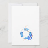 Waterverf zeezeilplank kaart (Achterkant)