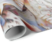 Waterverf zeezeilschelpen zeestrand cadeaupapier (Rol Hoek)