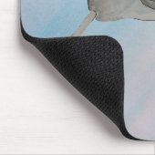 Waterverf zeezoogdier Narwhal Muismat (Hoek)