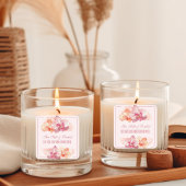Waterverf Zeezout & Orchidee Kaars Citatet Sticker