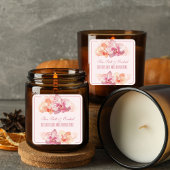 Waterverf Zeezout & Orchidee Kaars Citatet Sticker