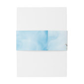 Waterverf zeilboot bruiloft uitnodigingen wikkel (Achterkant Voorbeeld)