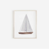 waterverf  zeilboot print