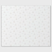 Waterverf zeilboten cadeaupapier (Vlak)