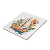 Waterverf Zeilboten Keramische Tegel Tegeltje (Zijkant)