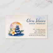 Waterverf Zen - Serenity Spa Visitekaartje (Voorkant)