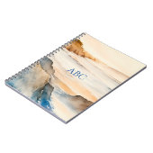 Waterverf Zen Vreedzame Kust Notitieboek (Linkerzijde)