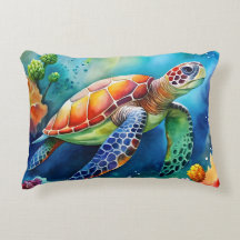 Waterverf zie schildpad
