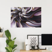 Waterverf Zijde Poster (Thuiskantoor)