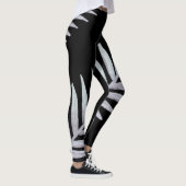 waterverf Zilveren Bladeren Leggings (Rechts)