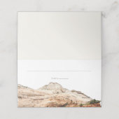 Waterverf Zion National Park Guest Name Plaatskaartje (Buitenkant ongevouwen)