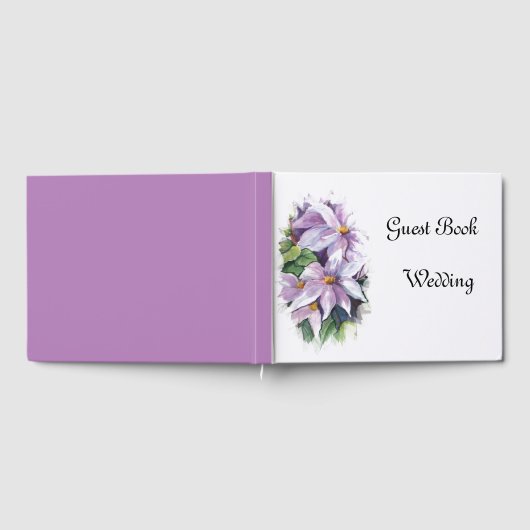 Waterverf zoals clematis gastenboek (Volledig)