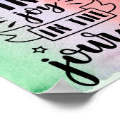 Waterverf - Zoek mee op reis Poster (Hoek)