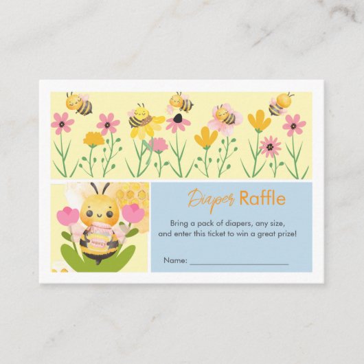 Waterverf Zoet als kan Schattige baby shower zijn Informatiekaartje (Voorkant)