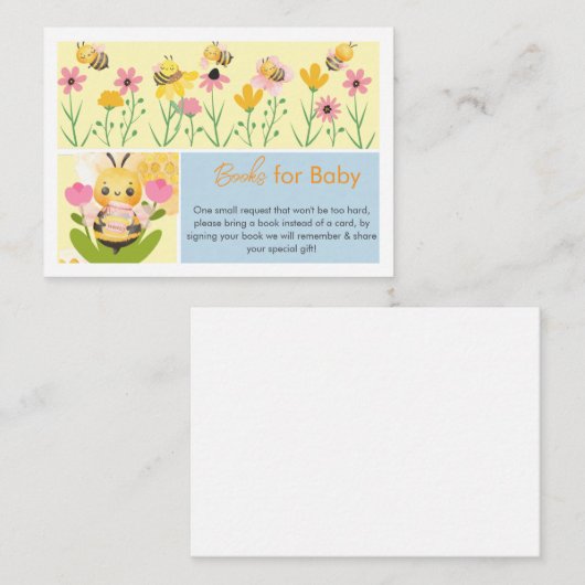 Waterverf Zoet als kan Schattige baby shower zijn Informatiekaartje (Voorkant / Achterkant)