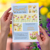 Waterverf Zoet als kan Schattige baby shower zijn Kaart