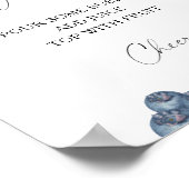 Waterverf zoete bes - Sangria Bar Poster (Hoek)