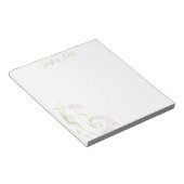 Waterverf zoete erwt notitieblok (Schuin)